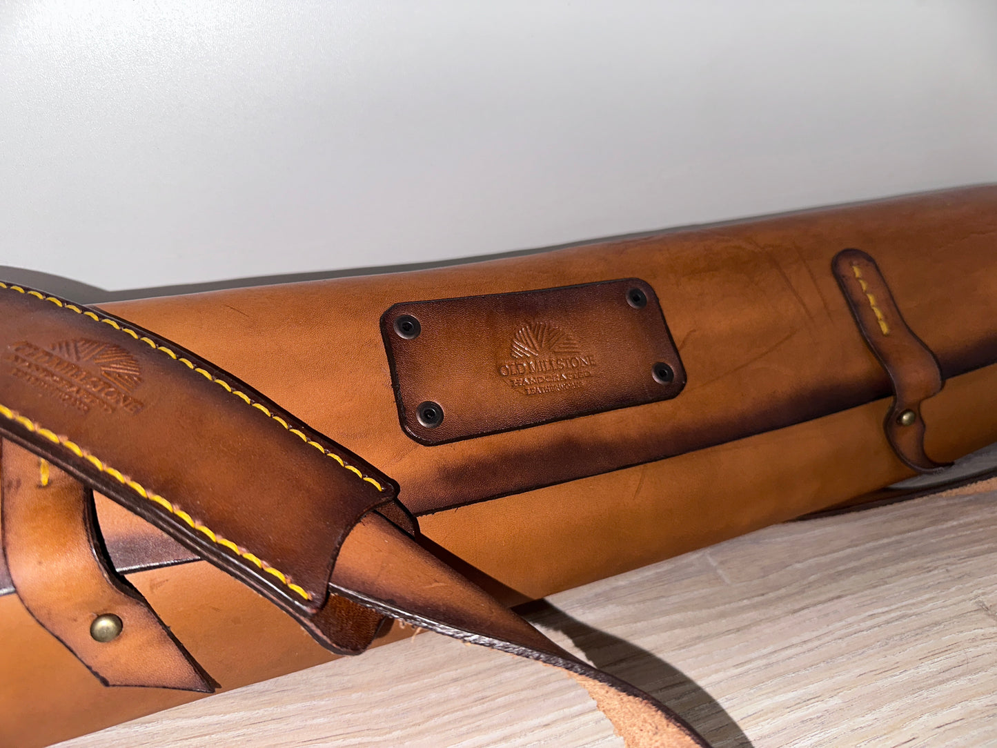 Long Leather Fly Rod Bag