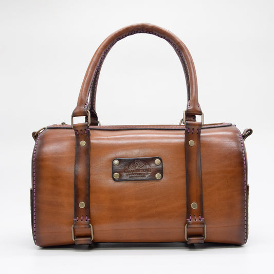 Handmade Leather Small Weekender Bag