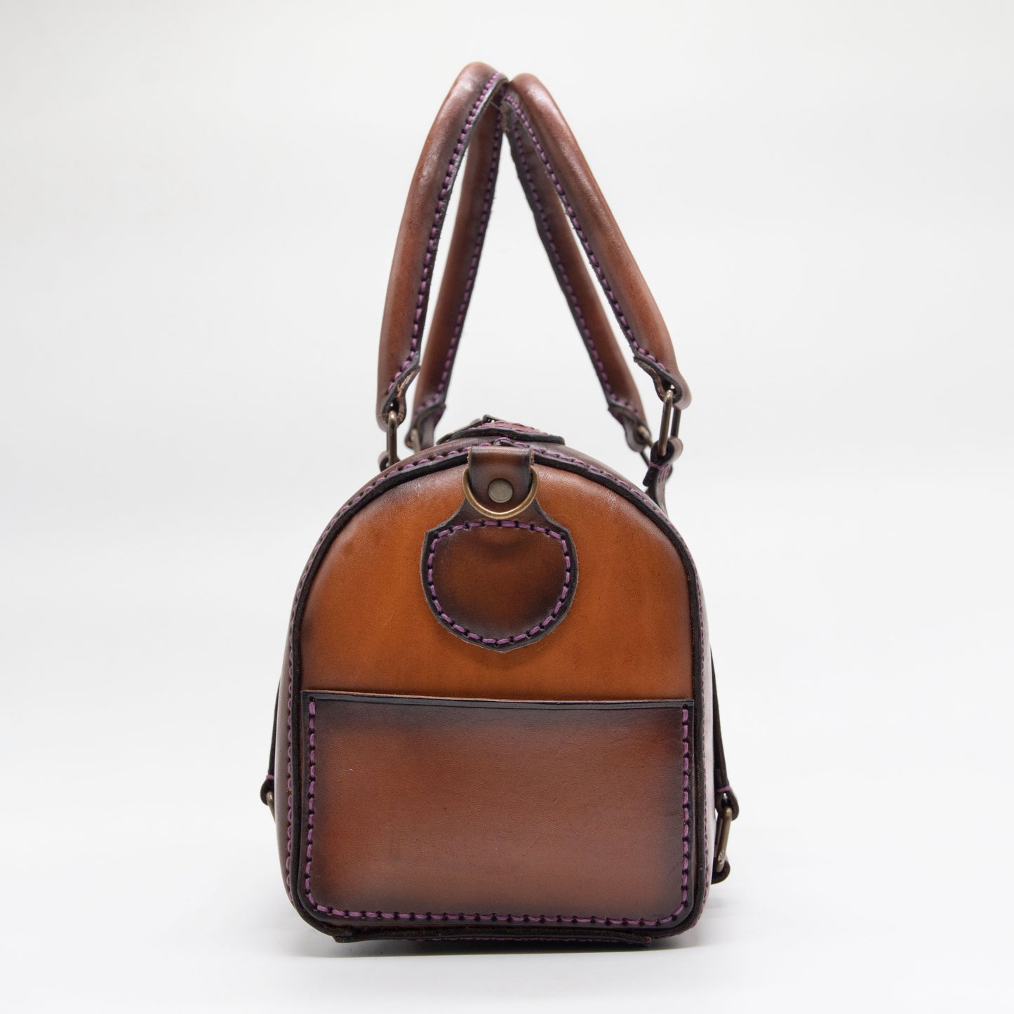 Handmade Leather Small Weekender Bag