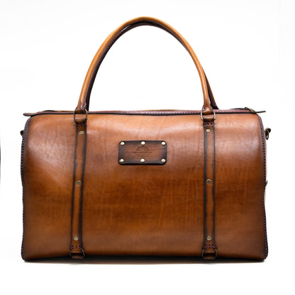 Large Leather Weekender Bag